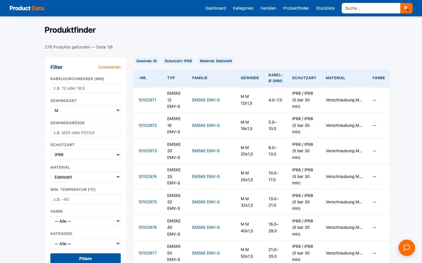 Product Data Indexer – Vorschau 2