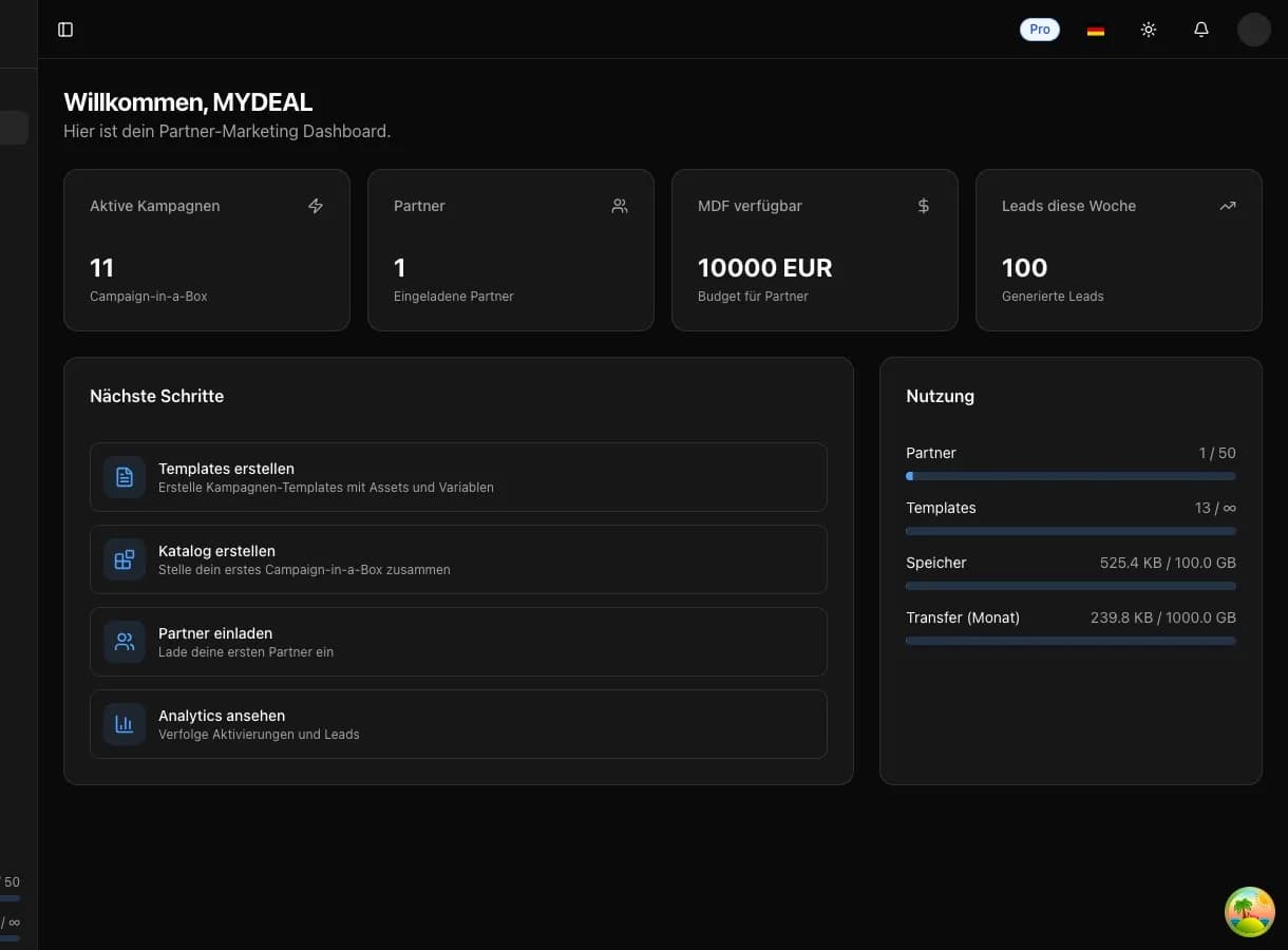 Partner Catalogue Builder – Screenshot 1
